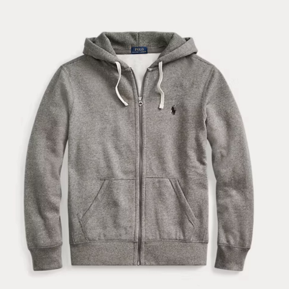 Fleece Full-Zip Hoodie ash grey Heather